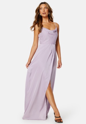 Bubbleroom Occasion Marion Waterfall Gown Light lilac 34