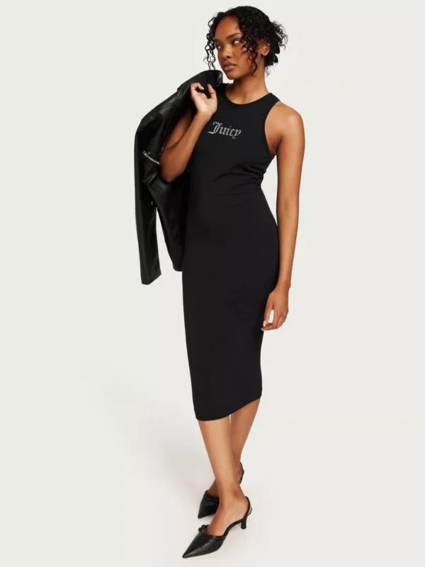 Juicy Couture - Korte kjoler - Black - Aries Diamante Midi Dress - Kjoler