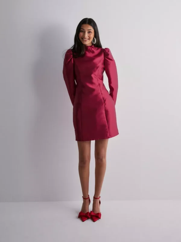 By Malina - Festkjoler - Red - Catalina mini dress - Kjoler